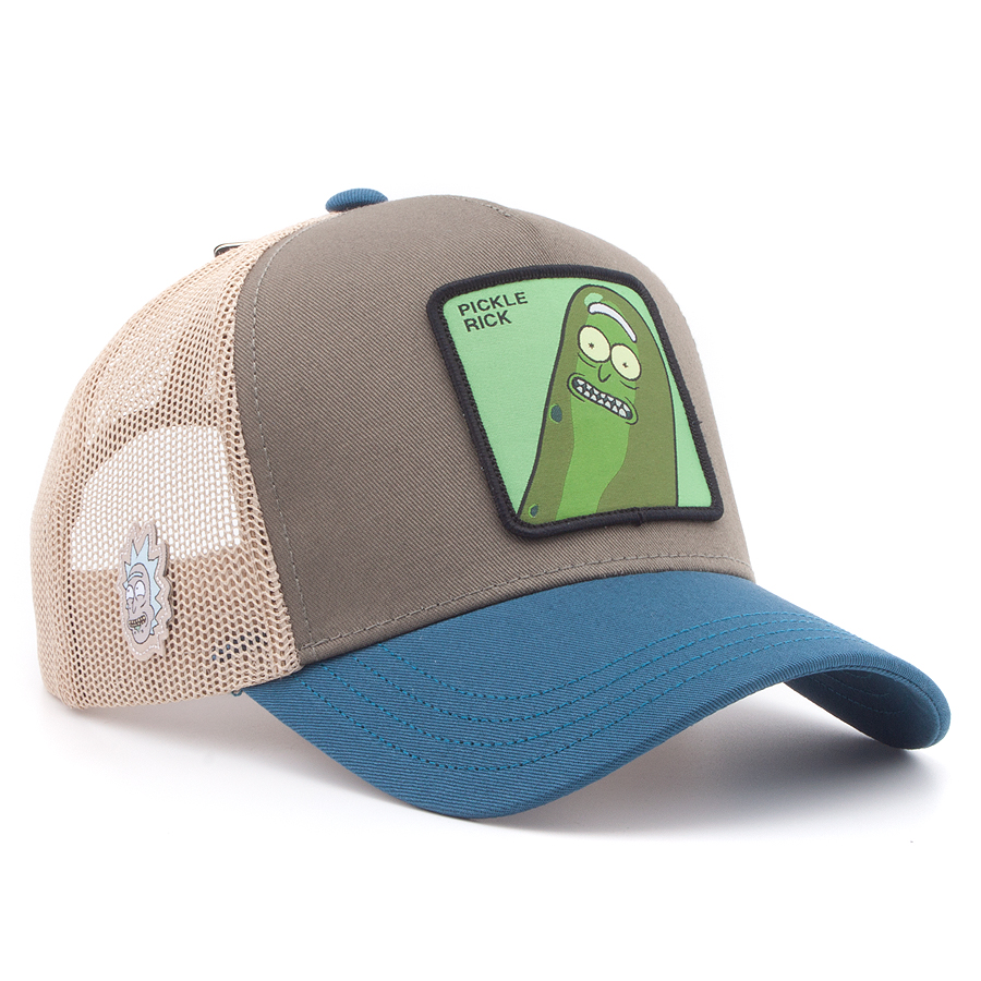 Бейсболка Capslab - Rick and Morty Pickle Rick (olive/blue)