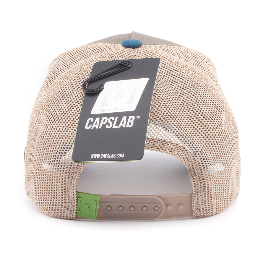 Бейсболка Capslab - Rick and Morty Pickle Rick (olive/blue)