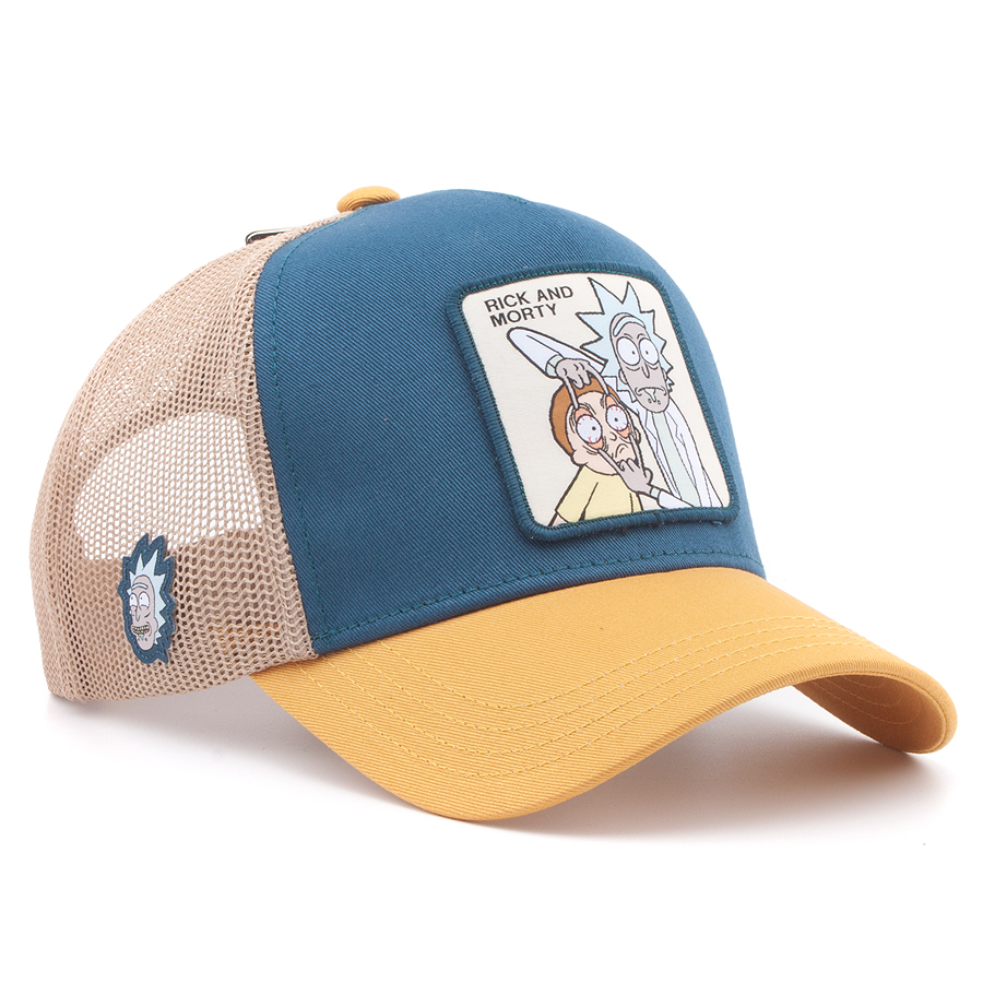 Бейсболка Capslab - Rick and Morty Together (blue/yellow)