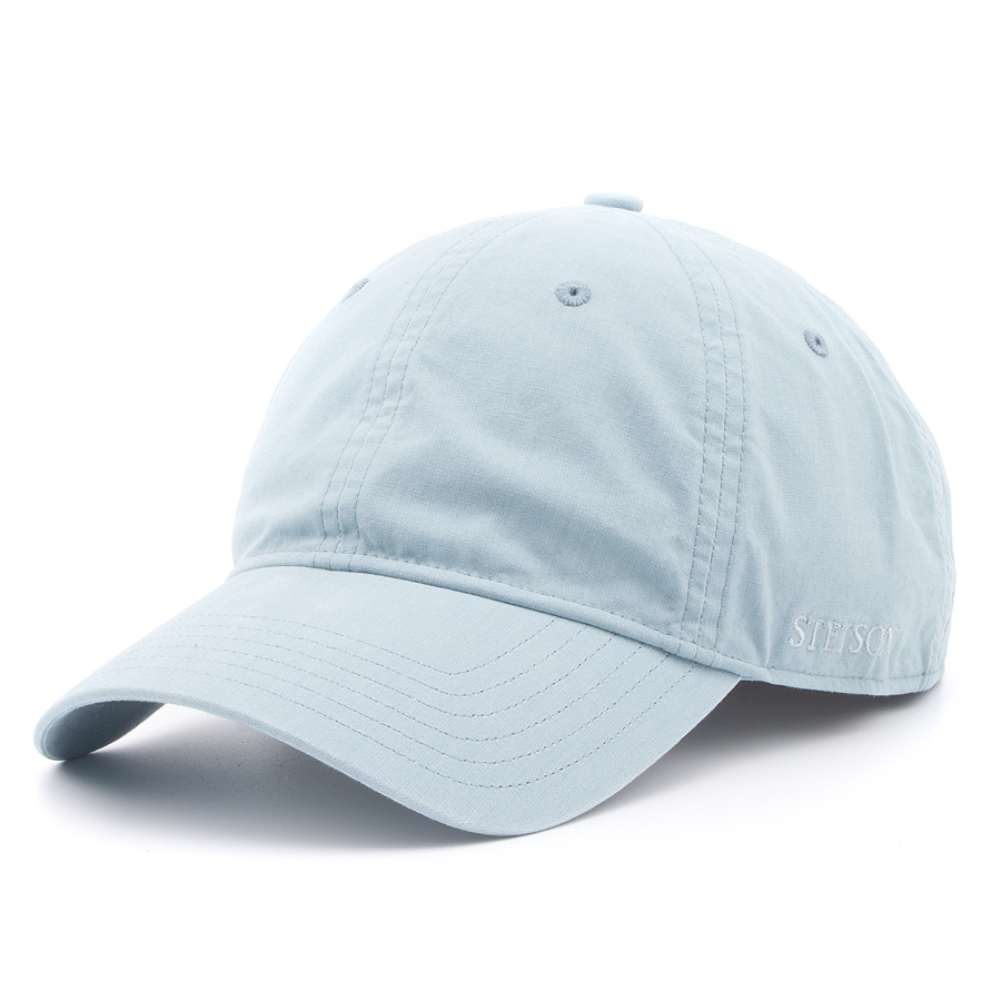 Бейсболка Stetson - Baseball Cap Delave Organic Cotton (grey/blue)