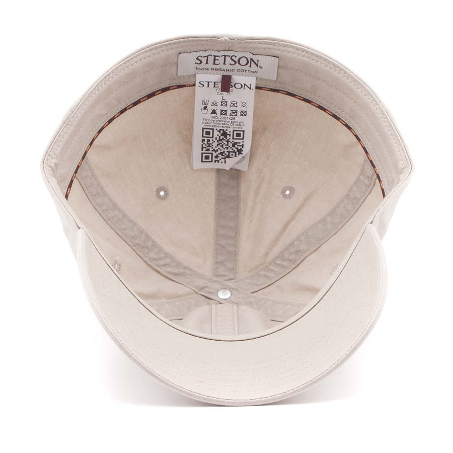 Бейсболка Stetson - Baseball Cap Delave Organic Cotton (beige)