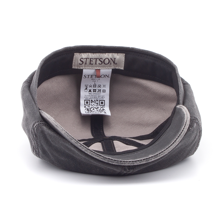 Кепка Stetson - 6-Panel Cap Co/Pes (black)