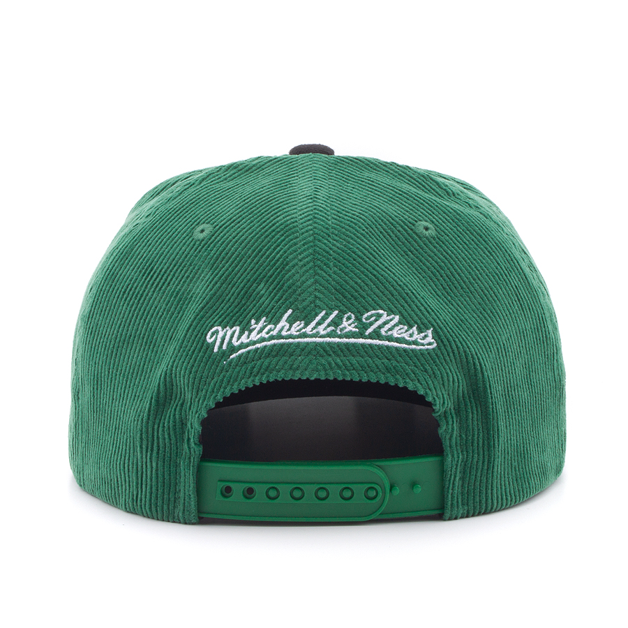 Бейсболка Mitchell & Ness - Sueduroy Snapback NBA Boston Celtics (green)