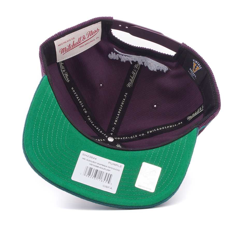 Бейсболка Mitchell & Ness - Sueduroy Snapback NHL Anaheim Ducks (purple)