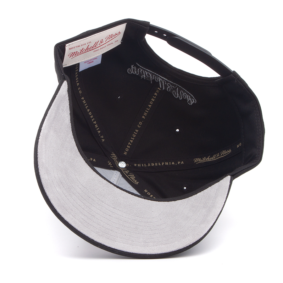 Бейсболка Mitchell & Ness - Branded Interlock Crest Pro Snapback (black)