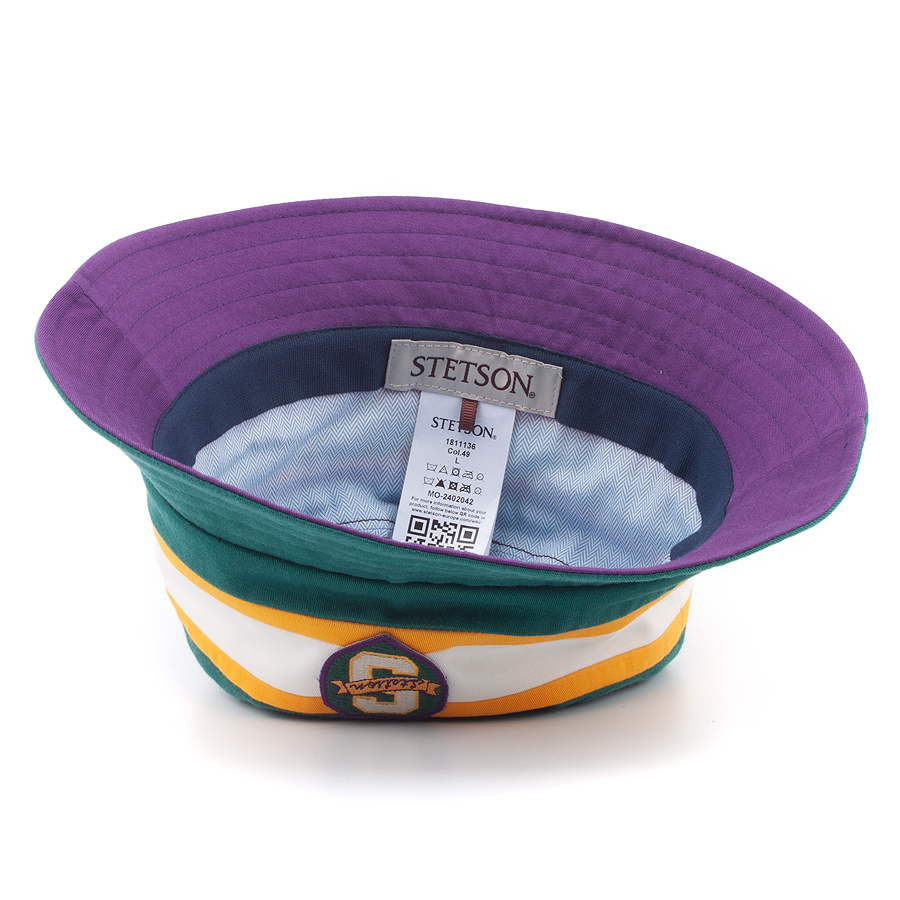 Панама Stetson - Bucket Block Cotton (green)