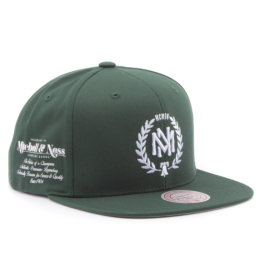 Бейсболка Mitchell & Ness - Branded Heritage Snapback (dark green)