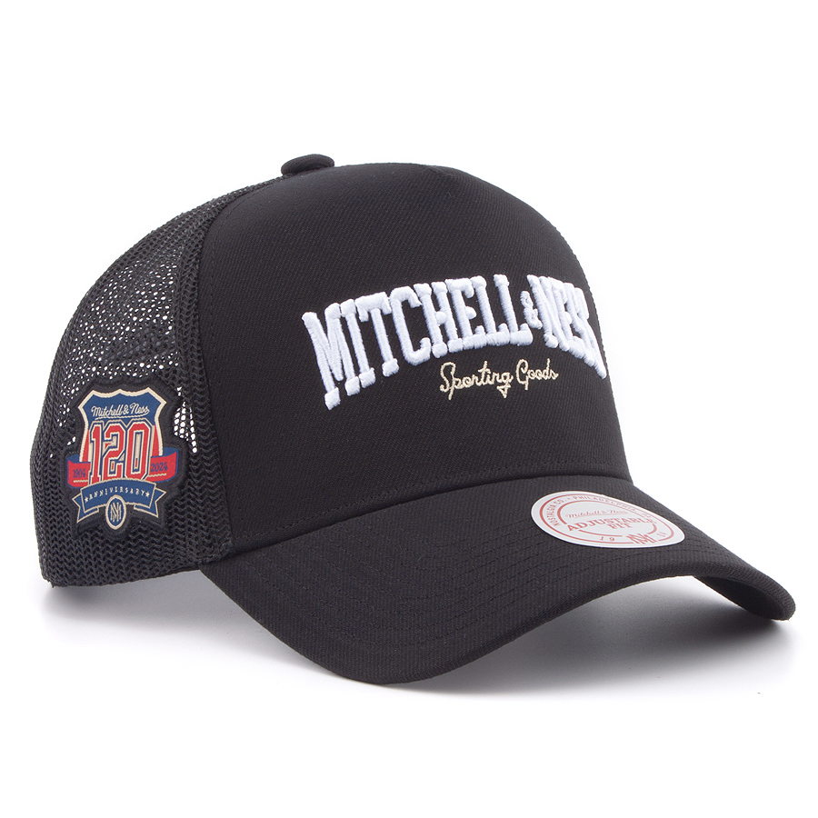 Бейсболка Mitchell & Ness - Branded 120 Anniversary Trucker (black)