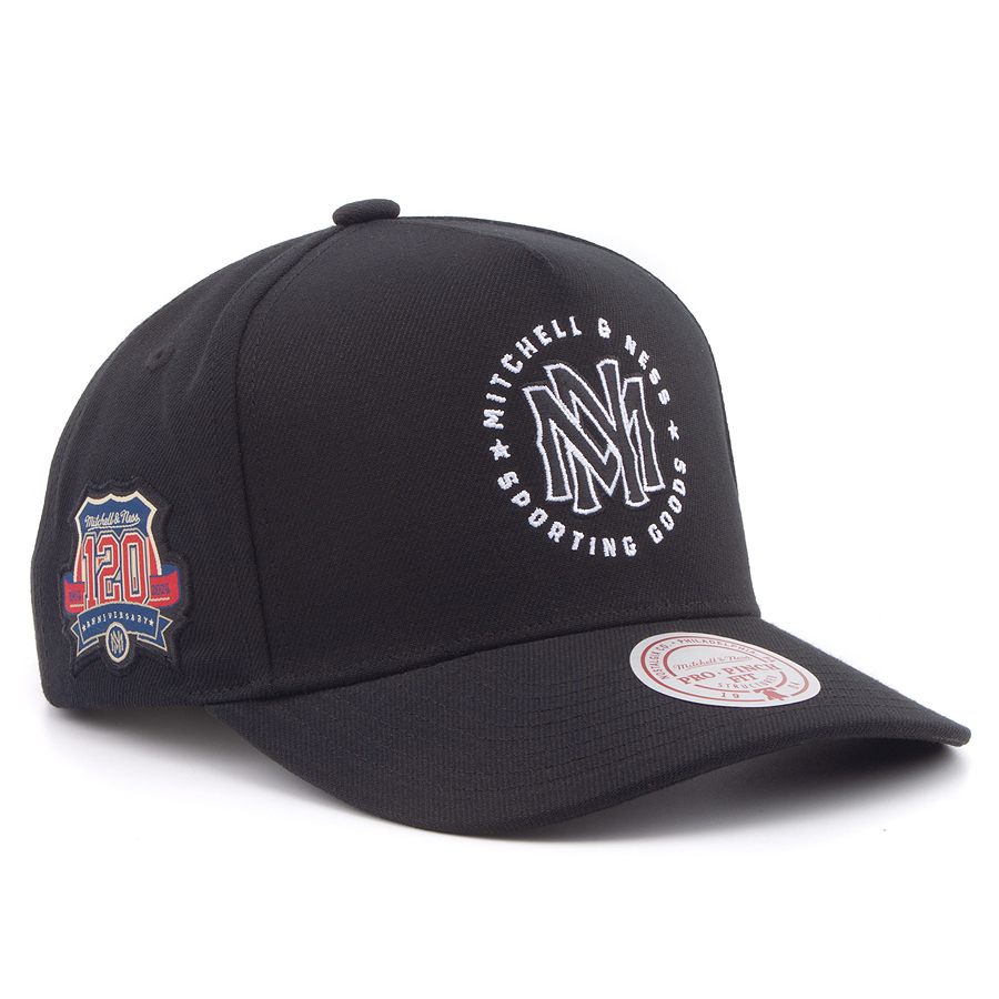 Бейсболка Mitchell & Ness - Branded 120 Anniversary Pro Snapback (black)