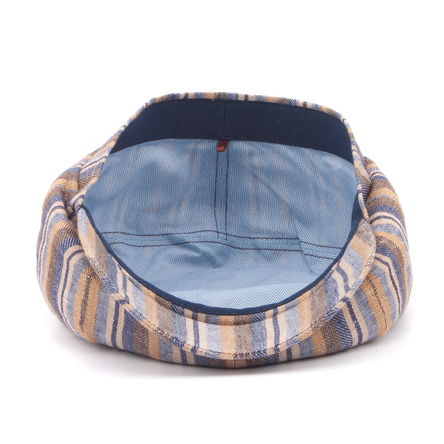 Кепка Stetson - Hatteras Sacota Linen Cap (beige/brown/blue)