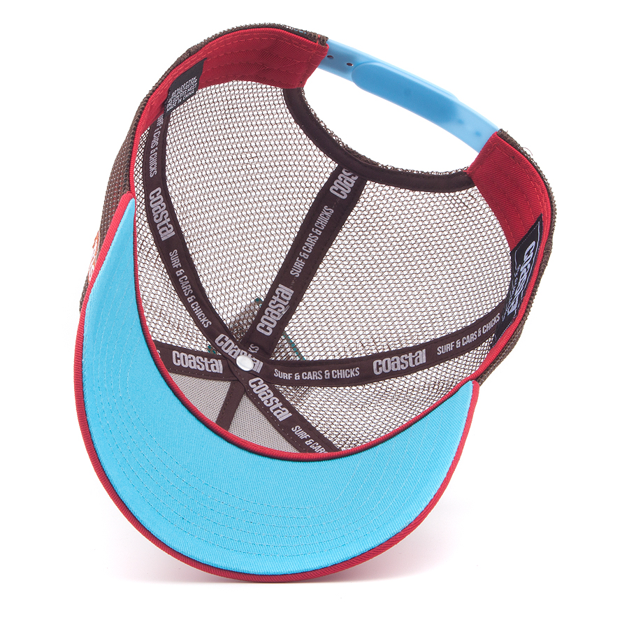 Бейсболка Coastal - Summer Sea Sand (white/red) Бейсболка Coastal - Summer Sea Sand (white/red)