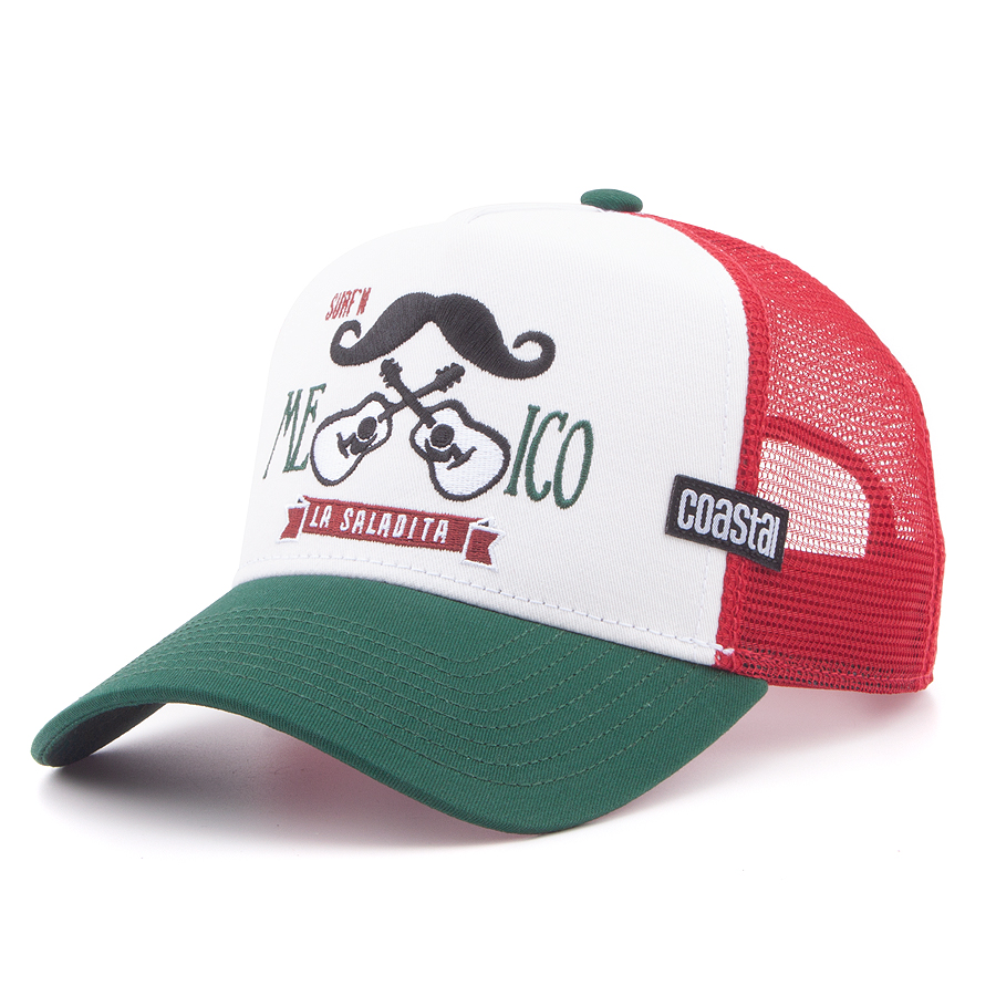Бейсболка Coastal - Mexican Mustache (white/green) Бейсболка Coastal - Mexican Mustache (white/green)