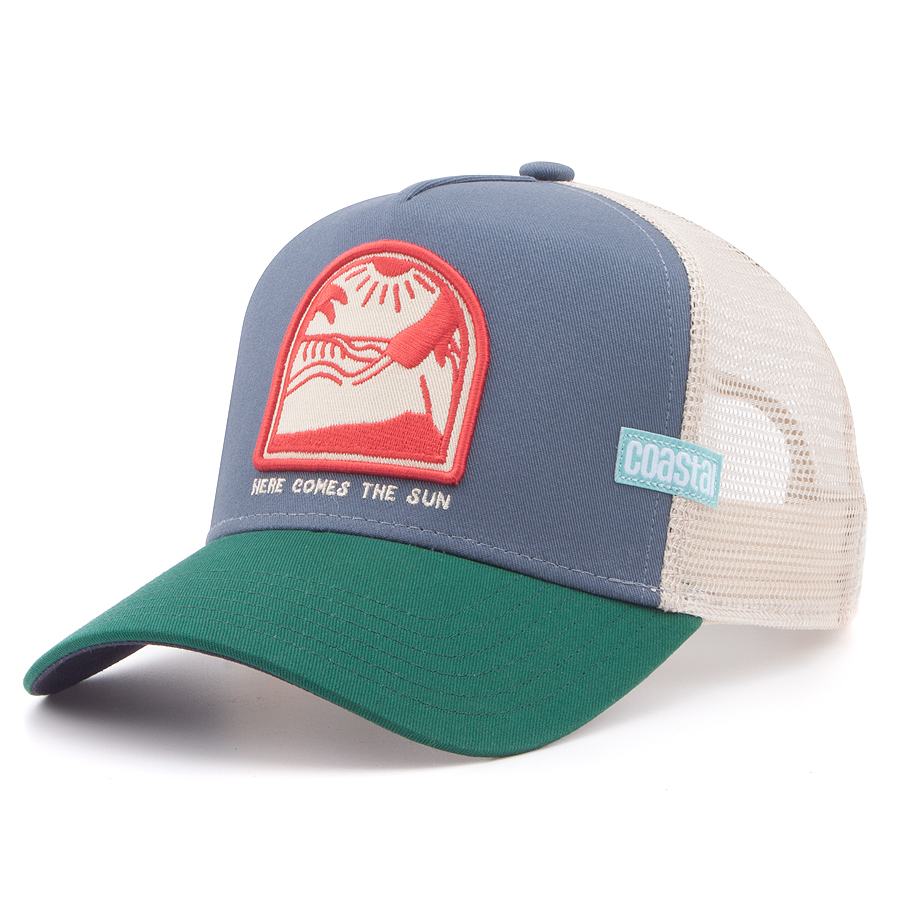 Бейсболка Coastal - Comes The Sun (blue/green)