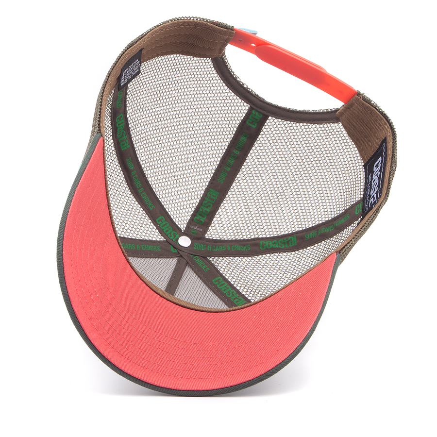 Бейсболка Coastal - Surf Ostrich (dark green/white)