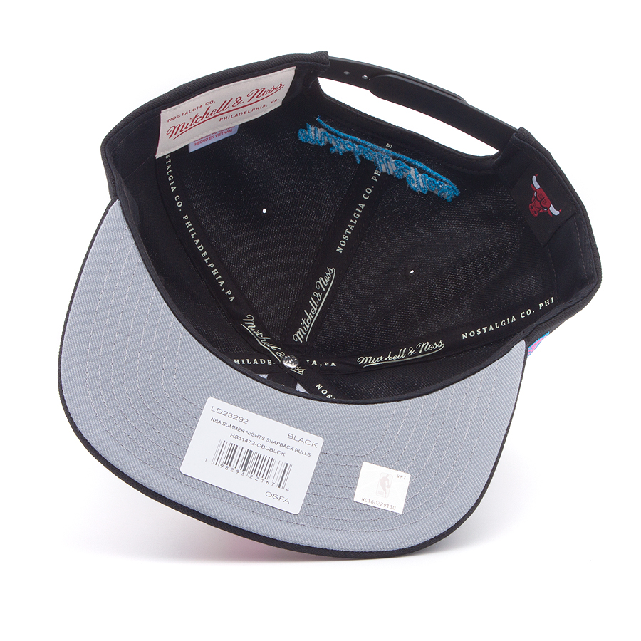 Бейсболка Mitchell & Ness - Summer Nights Snapback NBA Chicago Bulls (black)