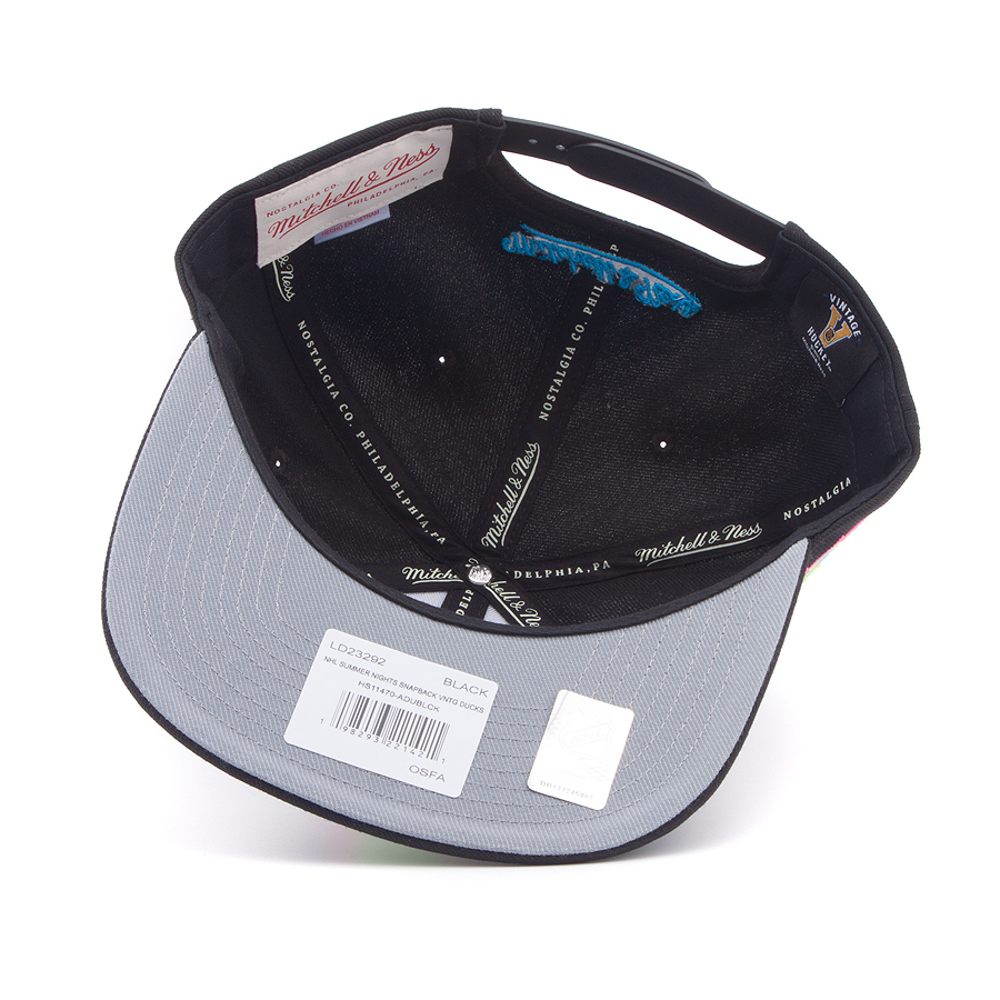 Бейсболка Mitchell & Ness - Summer Nights Snapback NHL Anaheim Ducks (black)