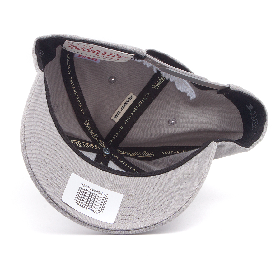 Бейсболка Mitchell & Ness - M&N Branded Pinscript Classic (grey)