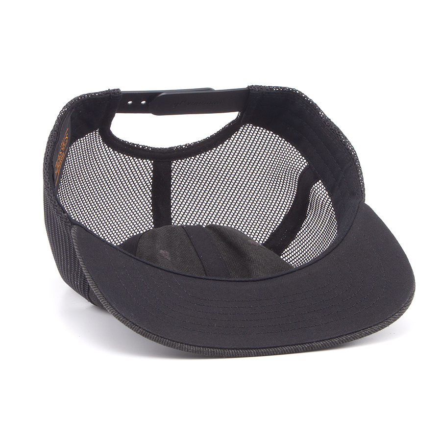 Бейсболка Capandcap Bros - Bad Cat Denim Trucker (black)