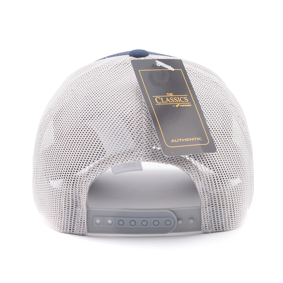 Бейсболка Capandcap Bros - Сapital Letter Trucker (navy/silver)