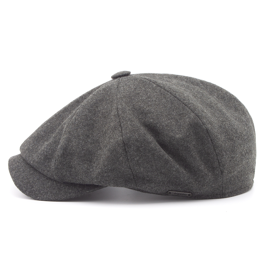 Кепка Wigens - Newsboy Retro Cap (grey/green)