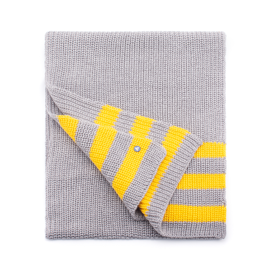 Шарф Hammaburg - Scarf Stripes (grey/gold)