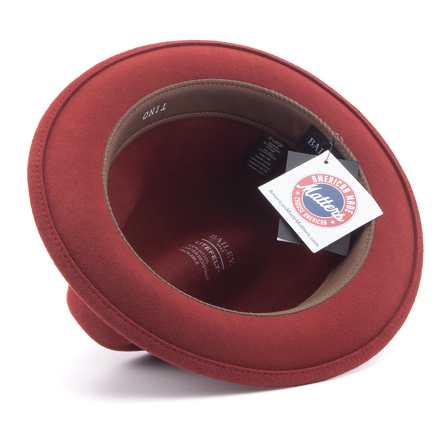 Шляпа Bailey - Tino (rosewood)