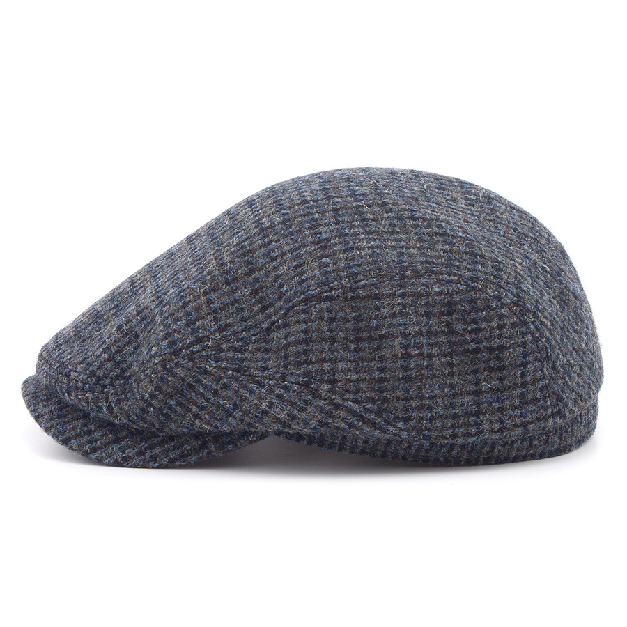Кепка Stetson - Driver Cap Harris Tweed (grey/blue)
