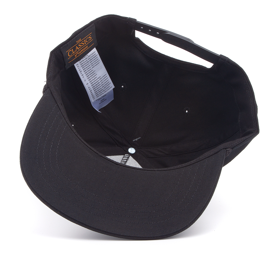 Бейсболка Flexfit - 6002 5 Panel Snapback (black)