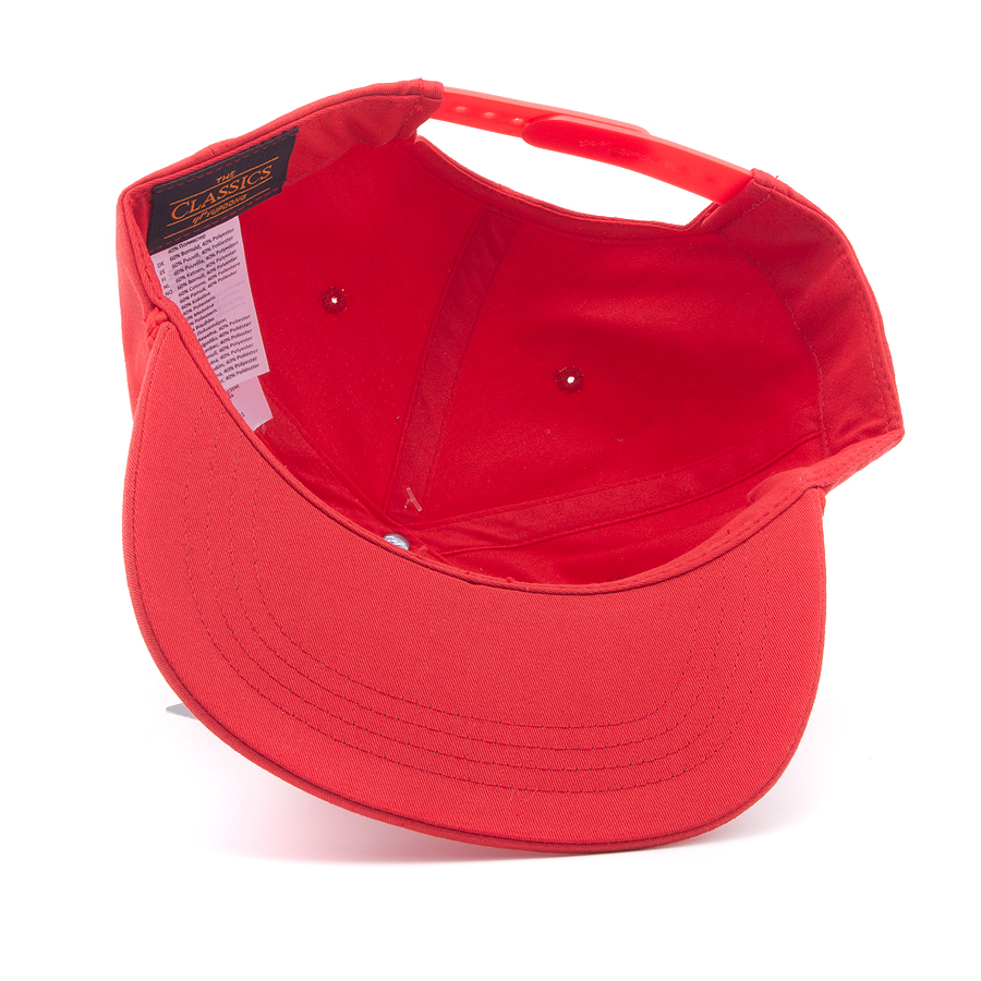 Бейсболка Flexfit - 6002 5 Panel Snapback (red)