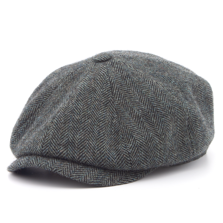 Кепка Stetson - Hatteras Wool Herringbone (green/grey)