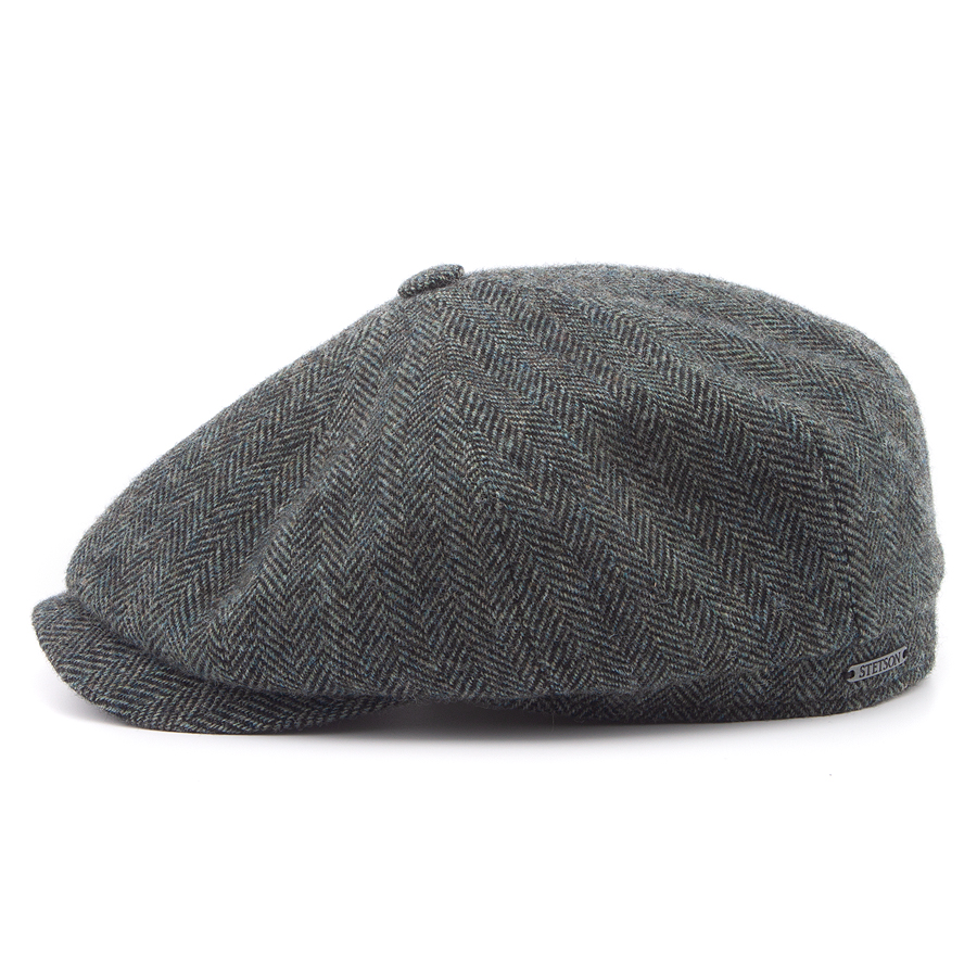 Кепка Stetson - Hatteras Wool Herringbone (green/grey)