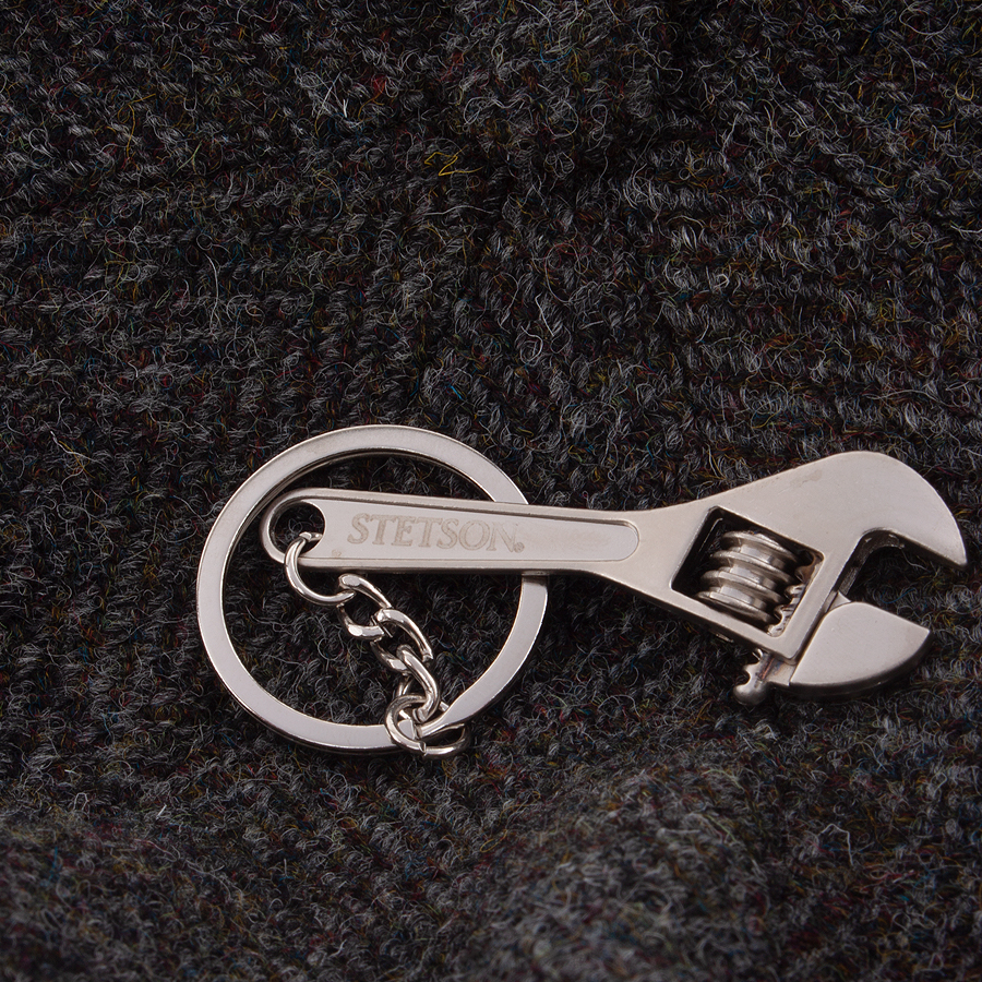 Кепка Stetson - Hatteras Herringbone Harris Tweed Garage Theme (black/olive)