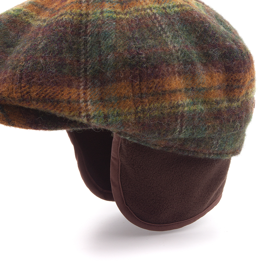 Кепка Stetson - Hatteras EF Wool Check (olive/brown)