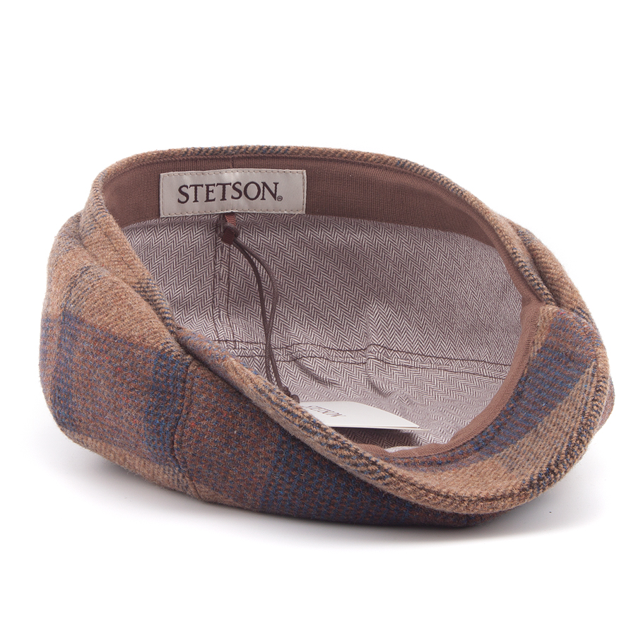 Кепка Stetson - Hatteras Wool Check (brown/blue)
