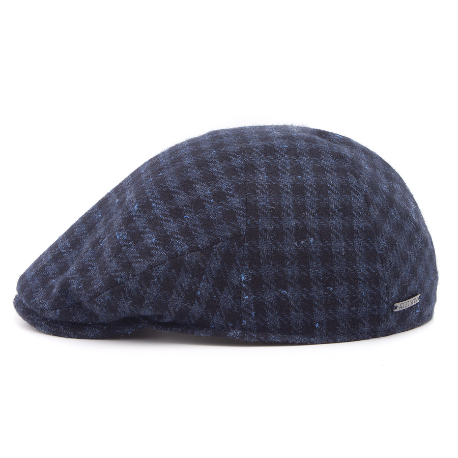 Кепка Stetson - Driver Cap Cashmere/Silk Vichy (blue/black)