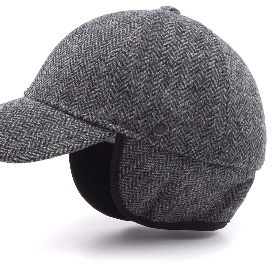 Бейсболка Lierys - Baseball Cap Wool (dark grey)