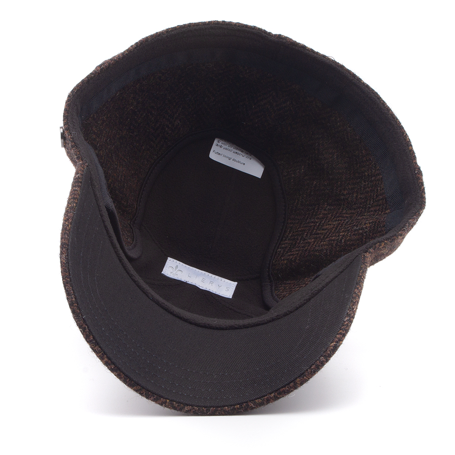 Бейсболка Lierys - Baseball Cap Wool (dark brown)