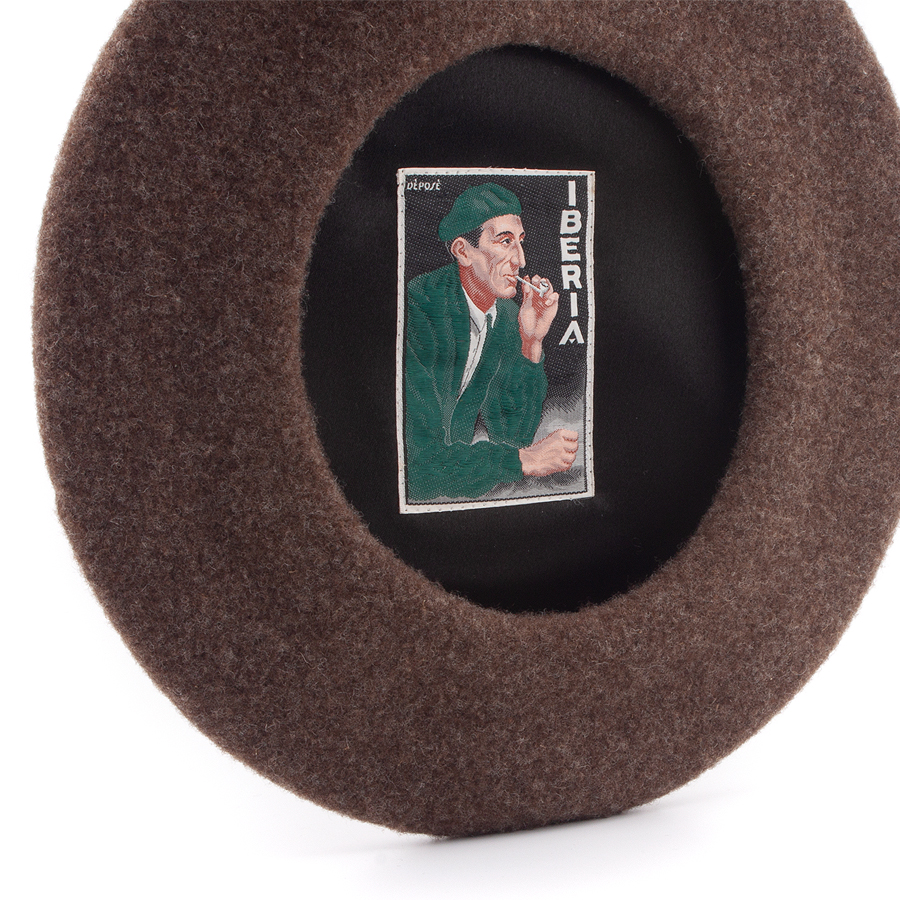 Берет Le Beret Francais - Vintage Staris (brown/grey)