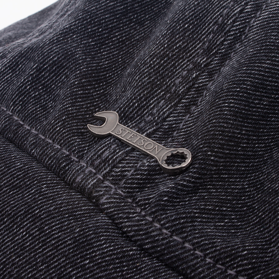 Шапка-Ушанка Stetson - Bomber Cap Denim Garage Theme (black)