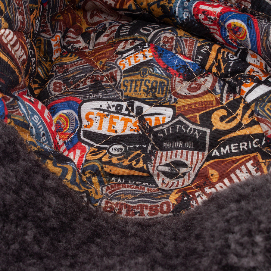 Шапка-Ушанка Stetson - Bomber Cap Denim Garage Theme (black)