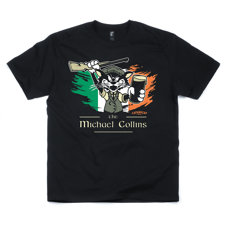 Футболка Capandcap Bros - The Michael Collins Pub Bad Cat (black)