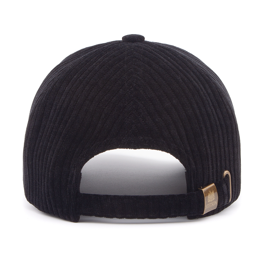 Бейсболка Stetson - Wide-Wale Corduroy Cap (black)