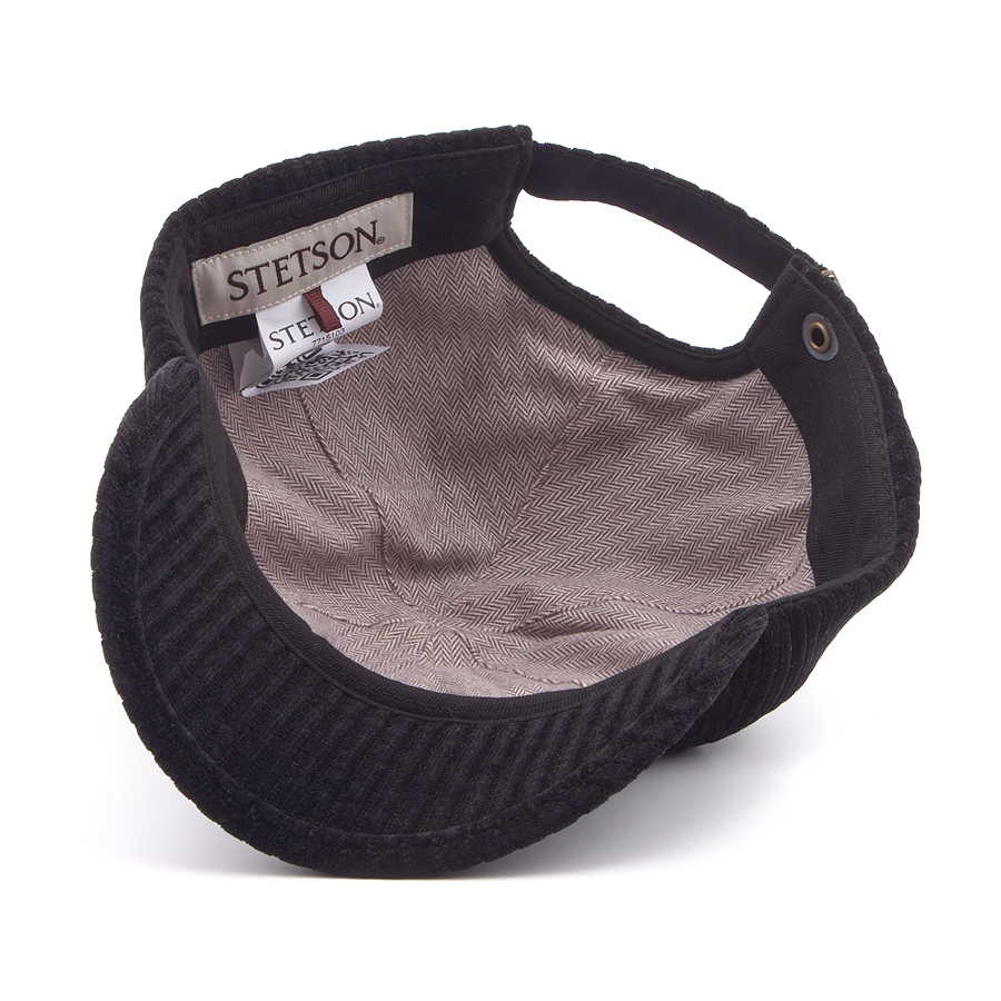 Бейсболка Stetson - Wide-Wale Corduroy Cap (black) Бейсболка Stetson - Wide-Wale Corduroy Cap (black)