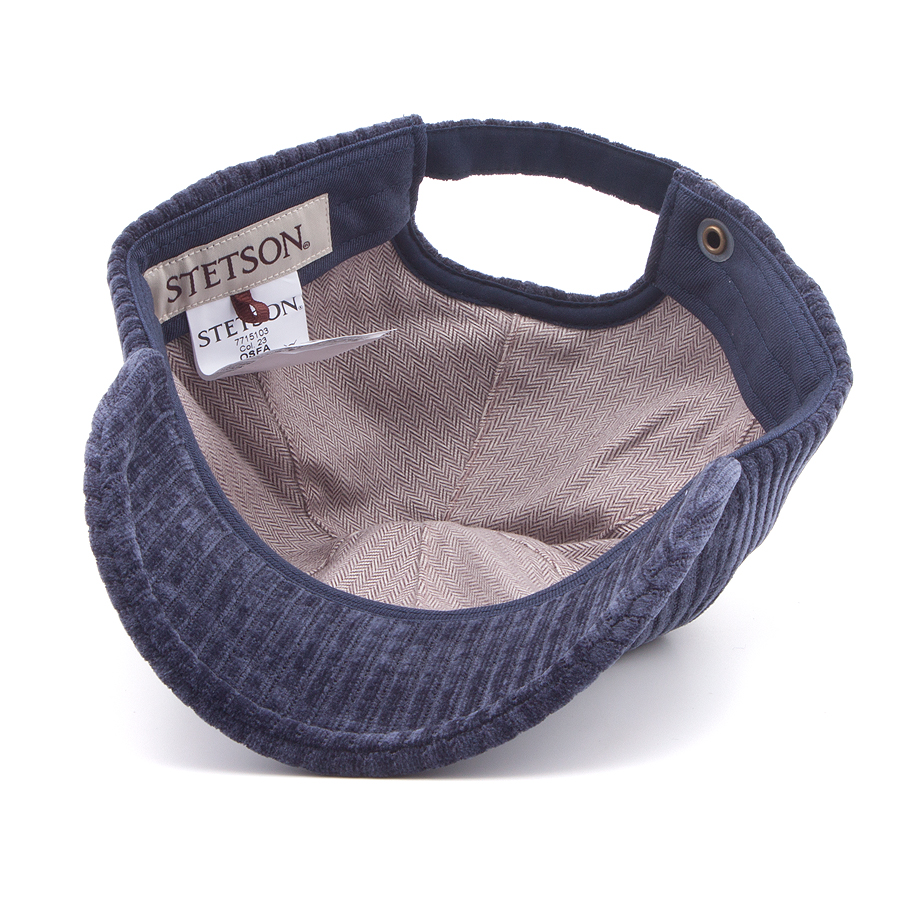 Бейсболка Stetson - Wide-Wale Corduroy Cap (navy)