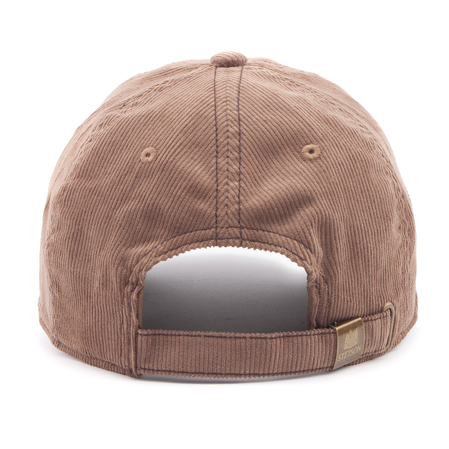 Бейсболка Stetson - Embroidered Bear Corduroy Cap (brown)