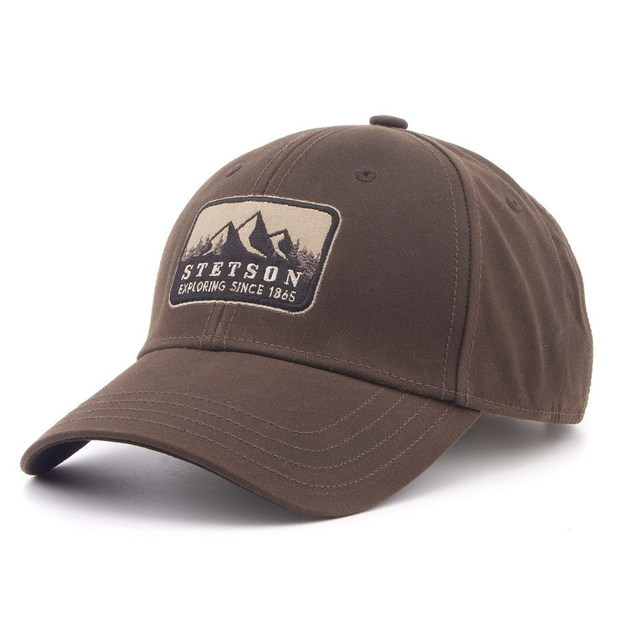 Бейсболка Stetson - Baseball Cap Waxed Cotton (brown)