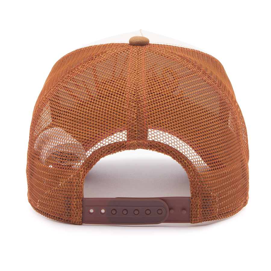 Бейсболка Stetson - Rising Sun Trucker Cap (beige/orange-red)
