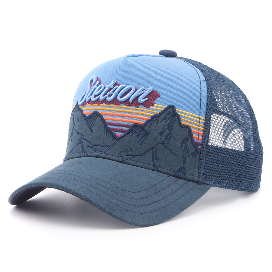 Бейсболка Stetson - Mountain Mist Trucker Cap (blue) Бейсболка Stetson - Mountain Mist Trucker Cap (blue)