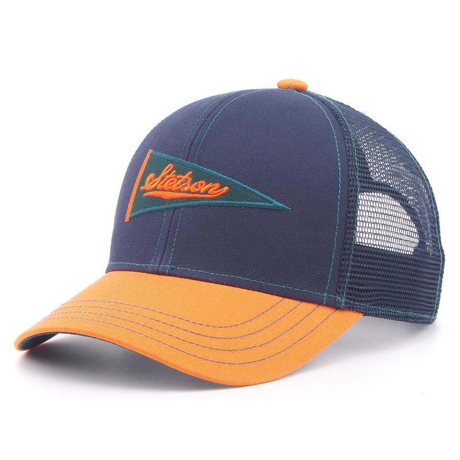 Бейсболка Stetson - Flag Cap (navy/orange)