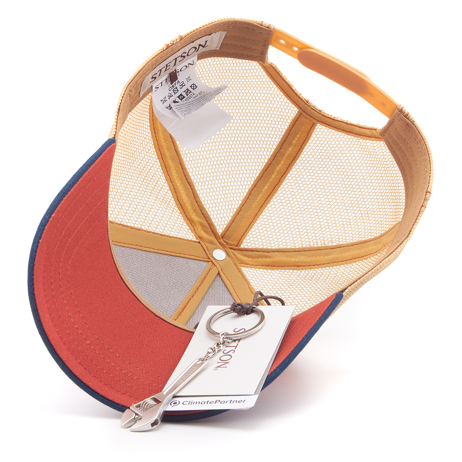 Бейсболка Stetson - Happy Piston Trucker Cap (terracotta)